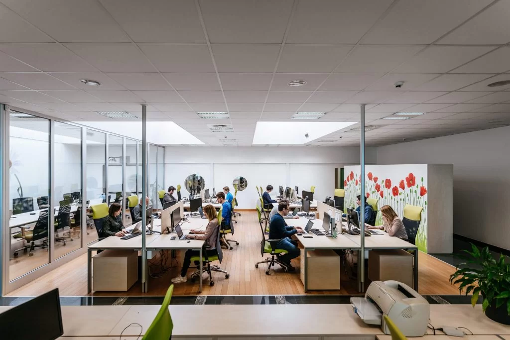 Agitavit Solutions team working in the Ljubljana office